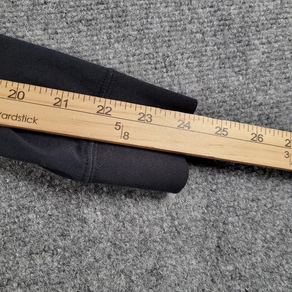 Nike Shirt Men Medium Athletic Cut Black Long Sleeve Just Do It Swoosh Spell Out - Picture 7 of 10